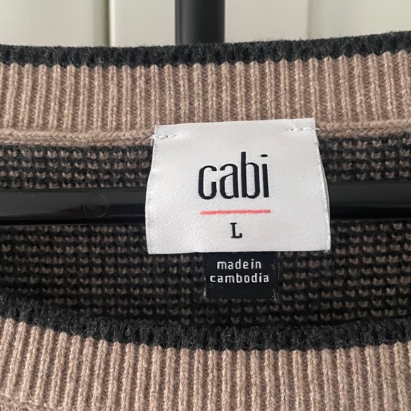 CAbi LARGE cheetah Sweater EUC - Picture 4 of 4